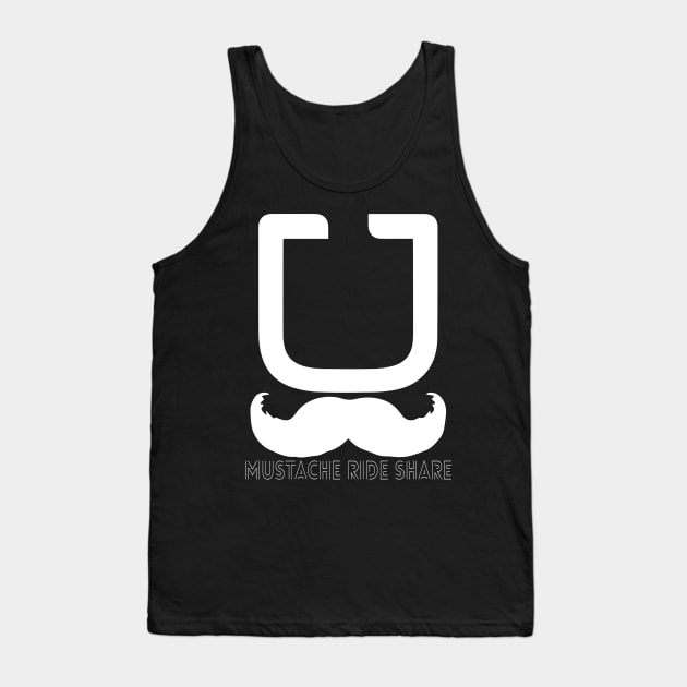 Mustache Ride Share Tank Top by fatbastardshirts